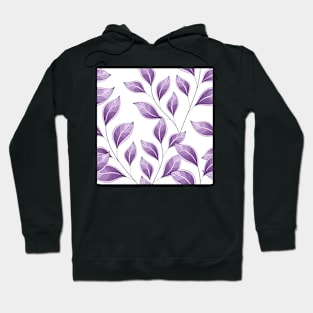 Spring Pattern with Floral Motifs Hoodie